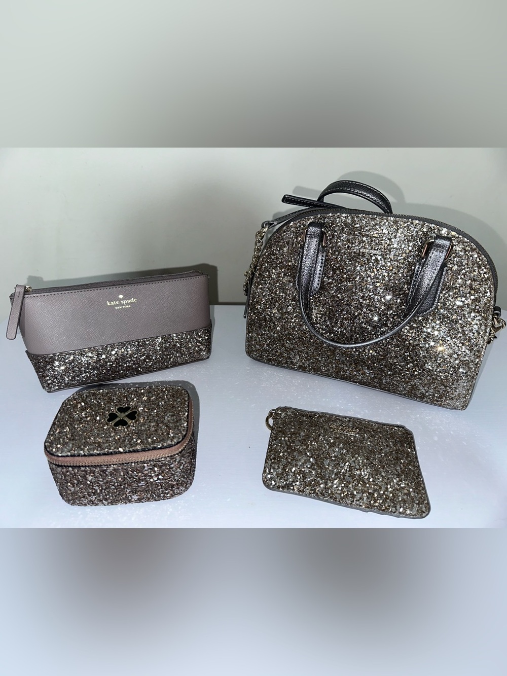 Kate Spade Glitter handbags bundle!!!